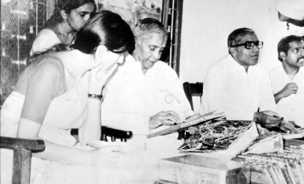 Dr. K. S. Sastry with Master E.K.