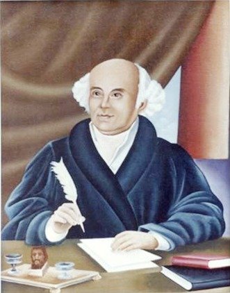 Portrait of Dr. Samuel Hahnemann